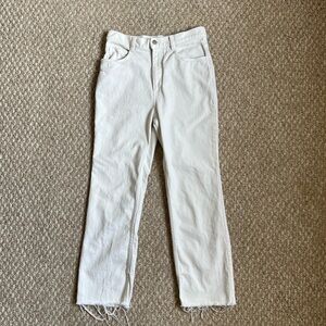 Rachel Comey Cream Straight Leg Jeans